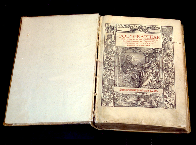 Polygraphiae by Johannes Trithemius