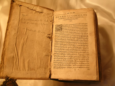Page from De Occulta Philosophia by Cornelius Agrippa