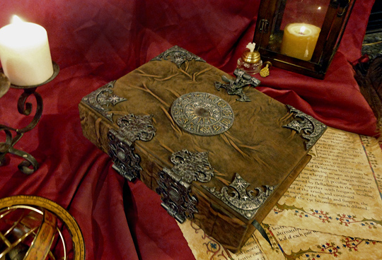 Illustration from an old grimoire of magic