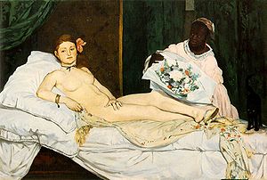 Olympia by Edouard Manet, 1863