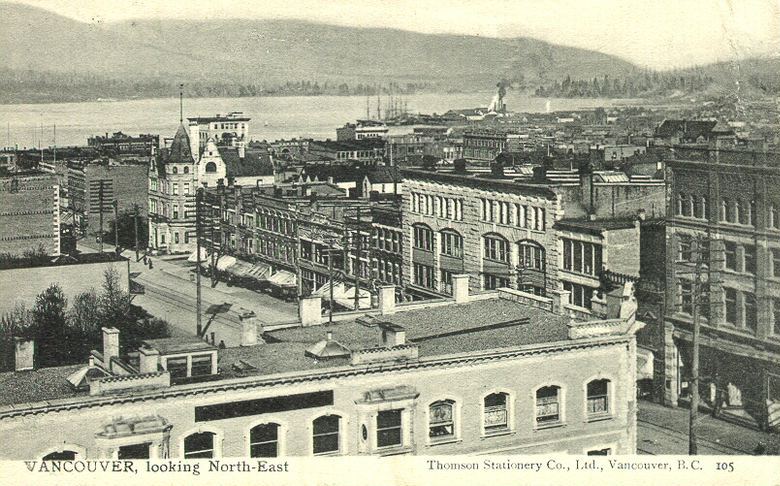 Downtown Vancouver in 1906