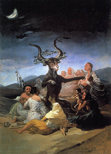 Historical illustration of a witches' sabbat