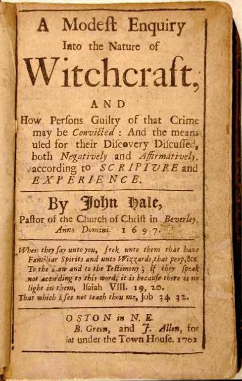 Illustration related to the Salem witch trials