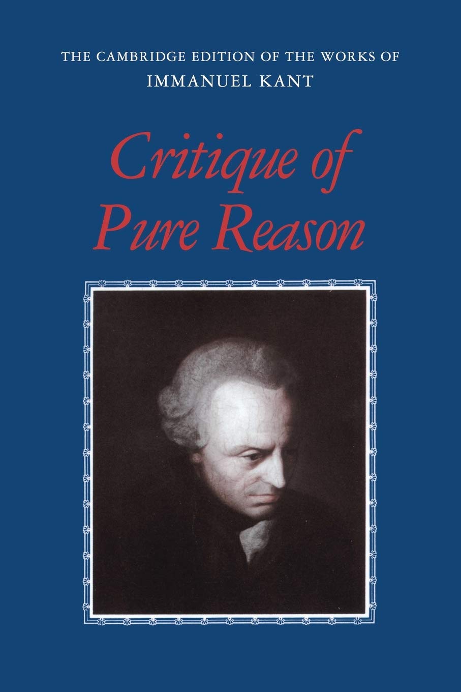Cover of Critique of Pure Reason by Immanuel Kant