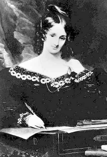 Portrait of Mary Shelley