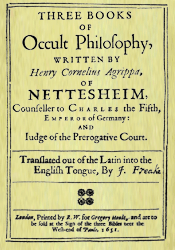 Title page of Agrippa’s Three Books of Occult Philosophy