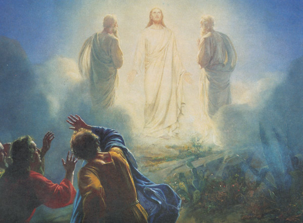 Religious artwork of the risen Christ