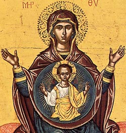 Icon of the Virgin of the Sign