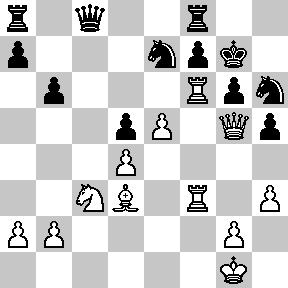 Chess diagram: Zalys vs. Mistlberger, 1978 — position before 31. Nxd5!