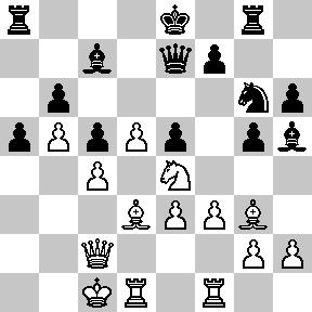 Chess diagram: Mistlberger vs. Zalys, 1978 — position before 25. d6!