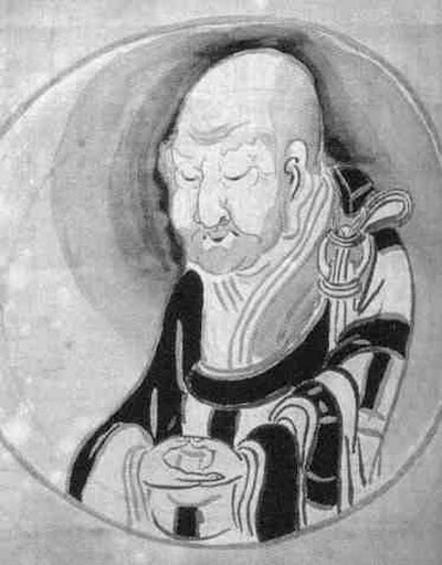 Self-portrait by the Zen master Hakuin Ekaku