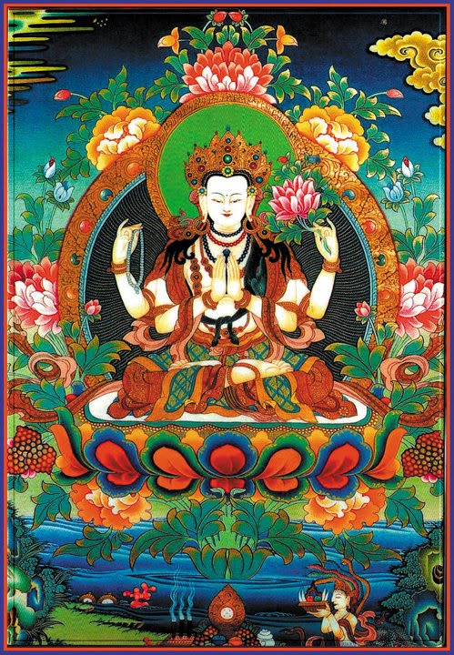 Chenrezig, the Tibetan Buddhist embodiment of compassion — Level Six, the Christ Mind