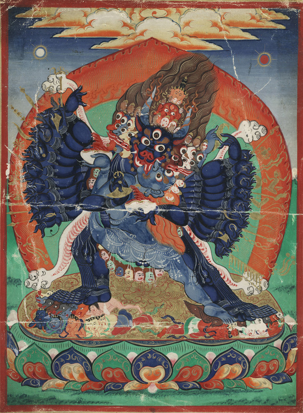 Yamantaka, the wrathful aspect of Manjushri